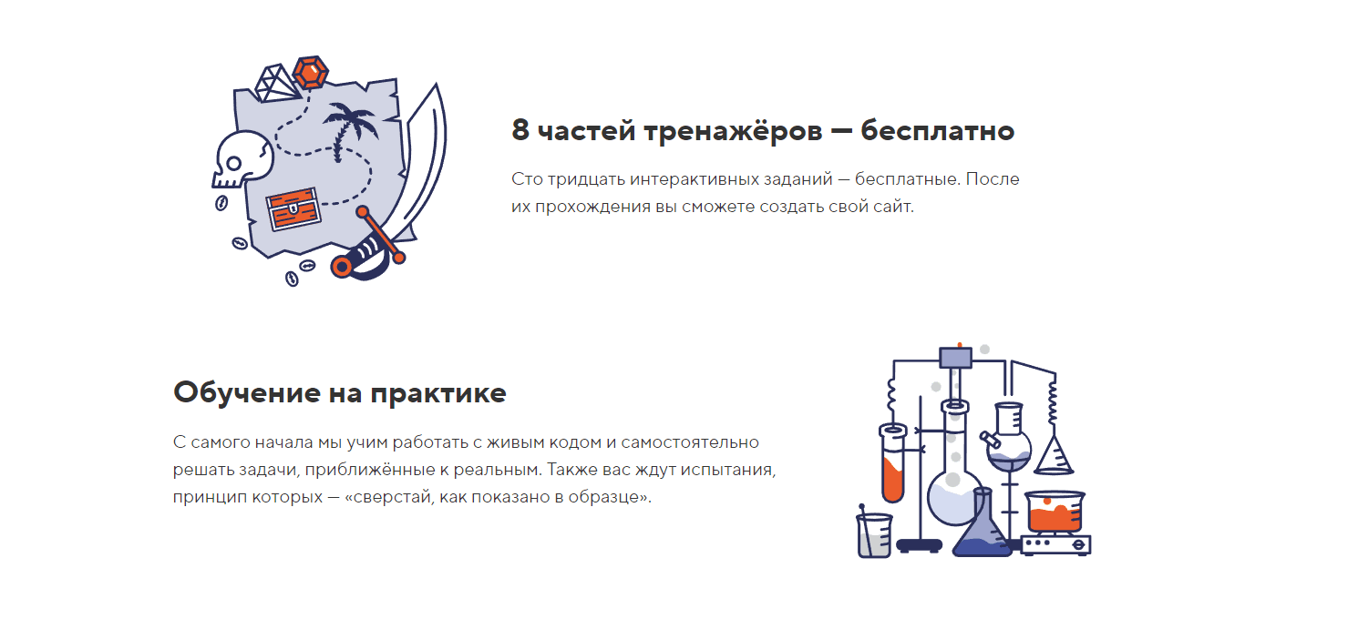 Сайт HTML Academy сделан на флексах 